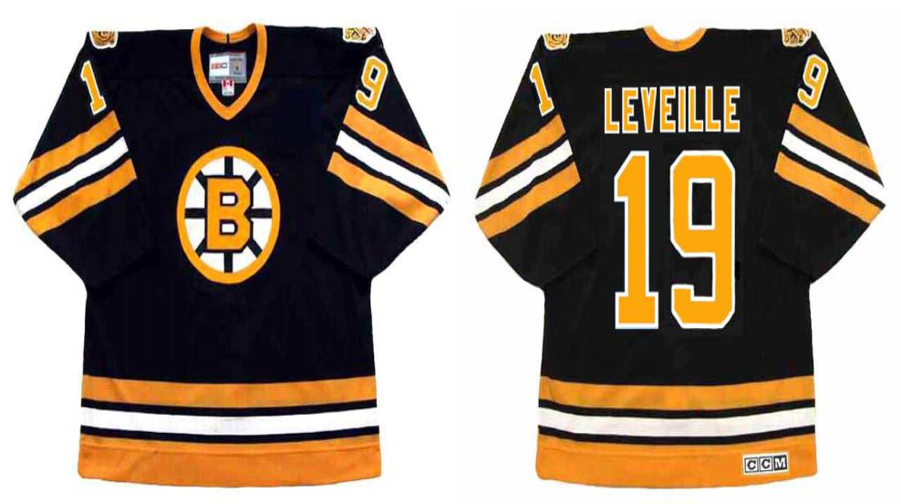2019 Men Boston Bruins #19 Leveille Black CCM NHL jerseys->boston bruins->NHL Jersey